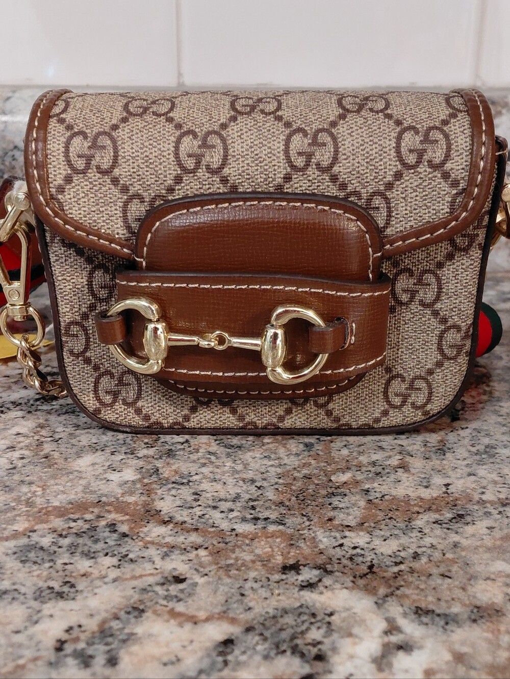 Designer Inspired Mini Crossbody Bag Purse with Two Removable Straps - Picture 1 of 8